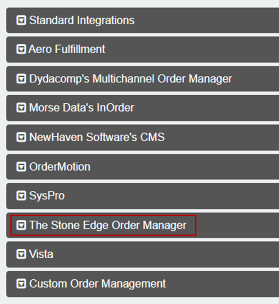 Setting up a CommerceV3 Shopping Cart - Stone Edge Order Manager