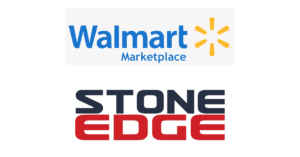 walmart marketplace and stone edge logo